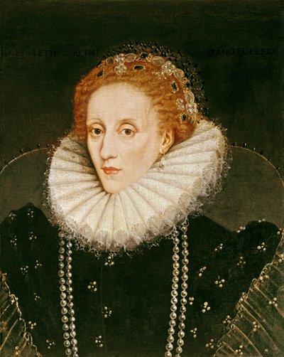 Portret van Koningin Elizabeth I (1533-1603) door Marcus Garret Gheeraerts the Younger